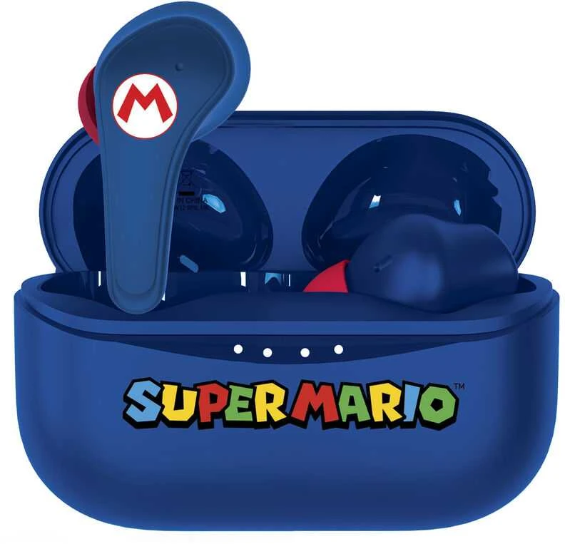 OTL Super Mario TWS belaidės ausinės, Mėlynos spalvos
