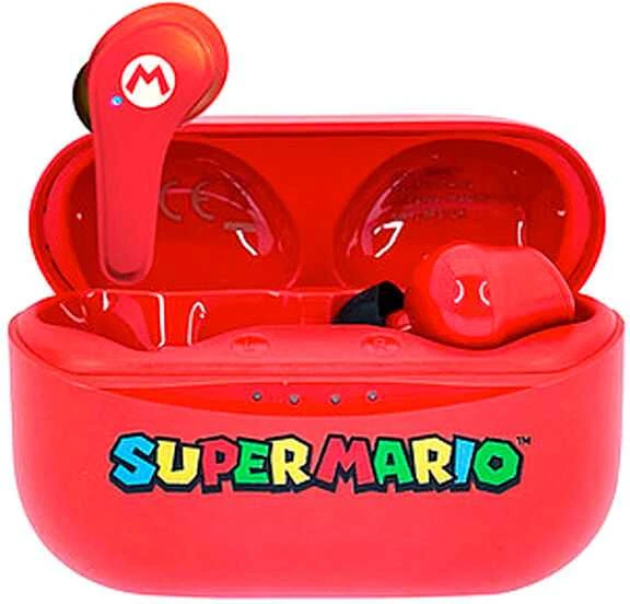 OTL Super Mario TWS belaidės ausinės, Raudonos spalvos