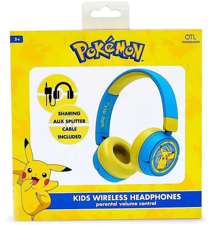 OTL Technologies Pokémon Pikachu belaidės ausinės vaikams