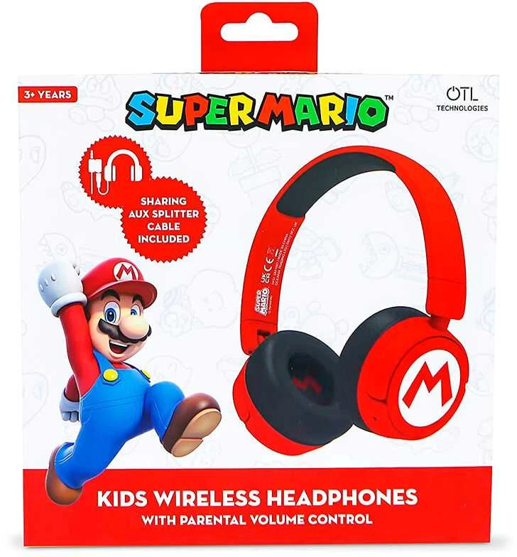 OTL Super Mario Bros Logo belaidės kids ausinės