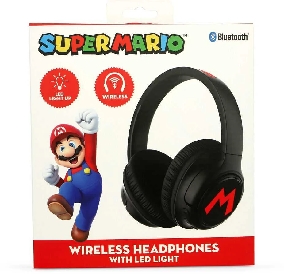OTL - „Super Mario“ belaidės ausinės su LED lempute
