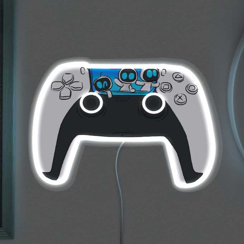 Paladone „Astrobot“ prie sienos tvirtinamas LED neoninis šviestuvas