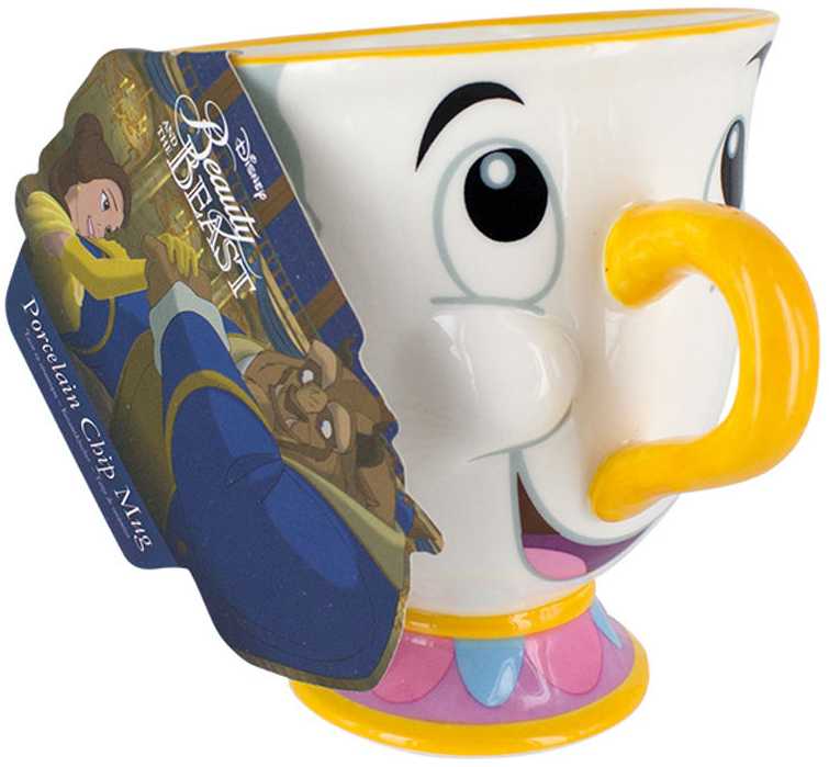 Paladone Disney Beauty And The Beast Chip 3D pudelis (200ml)