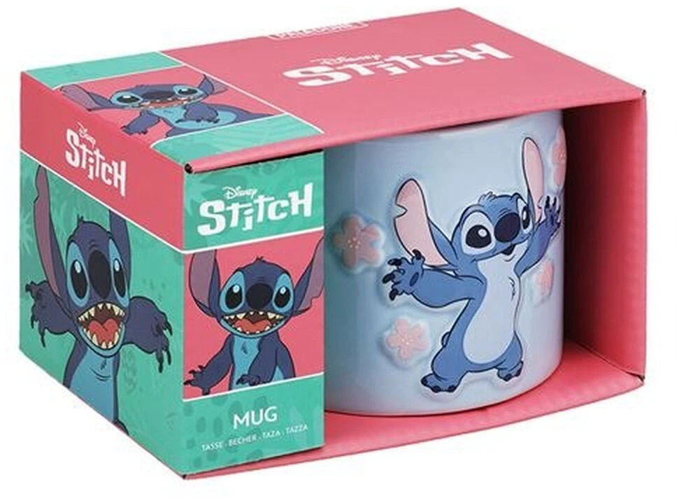 Paladone Disney Puodelis - Stitch | Reljefinis 400 ml