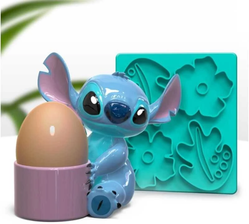 Paladone PALADONE Disney Stitch kiaušinių laikiklis ir skrebučio keptuvė