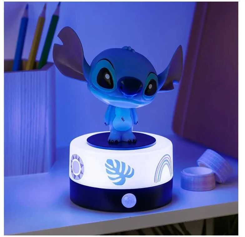 Stitch naktinis šviestuvas su tropiniais motyvais