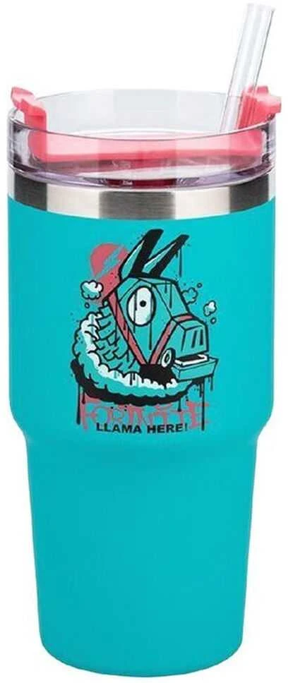 Paladone Fortnite Sandarus Puodelis su šiaudeliu | 600 ml