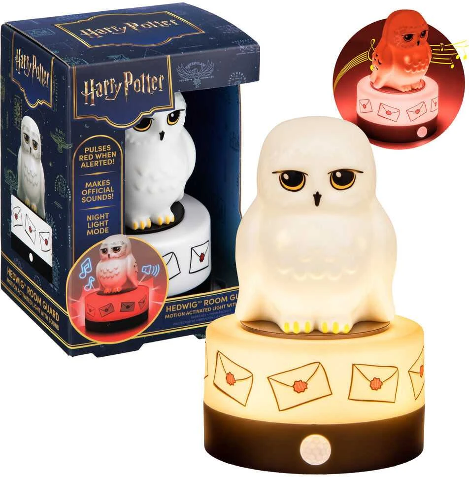 Paladone Harry Potter Hedwig Room Guard – judesio jutikliu valdoma lempa | 13 cm