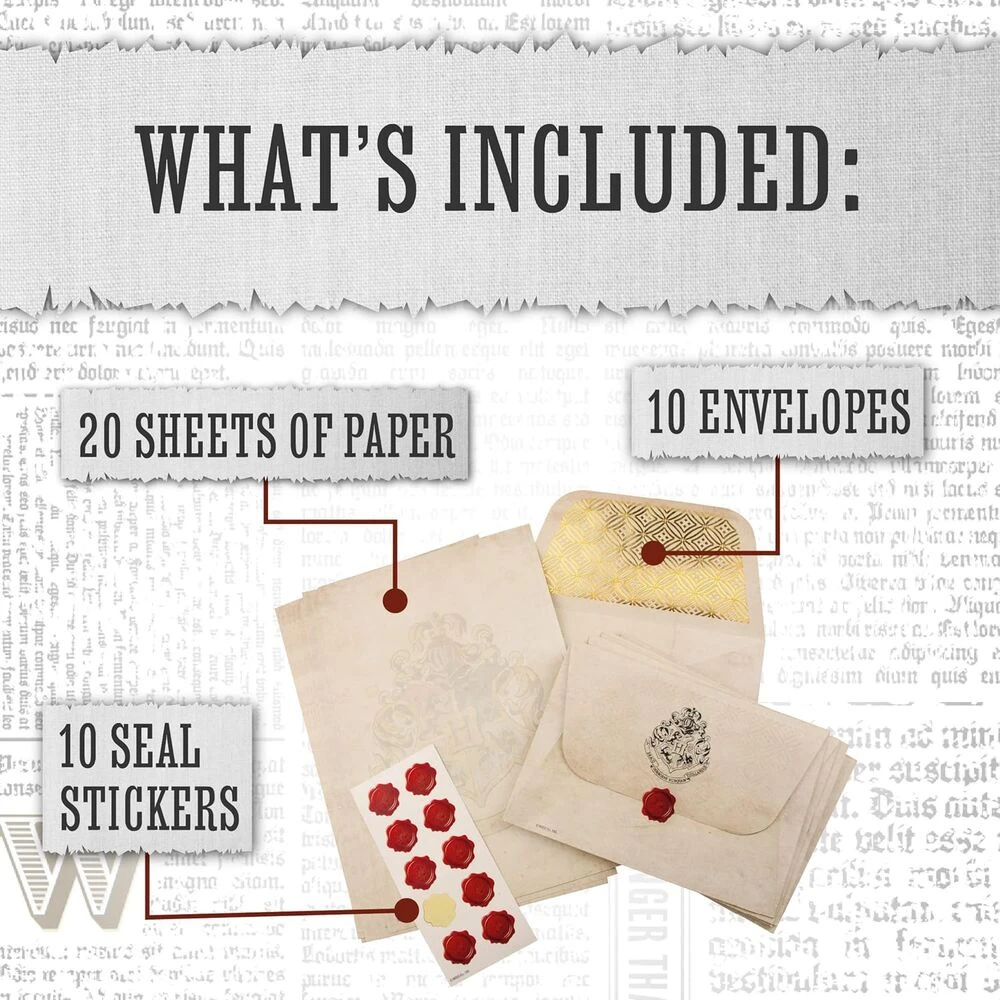 Paladone Harry Potter Hogwarts letter writing set