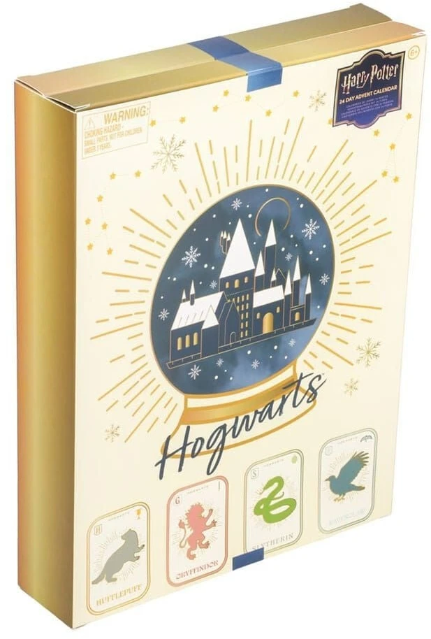 Paladone Harry Potter Advento kalendorius su kanceliarinėmis priemonėmis 24 dienos Hogwarts