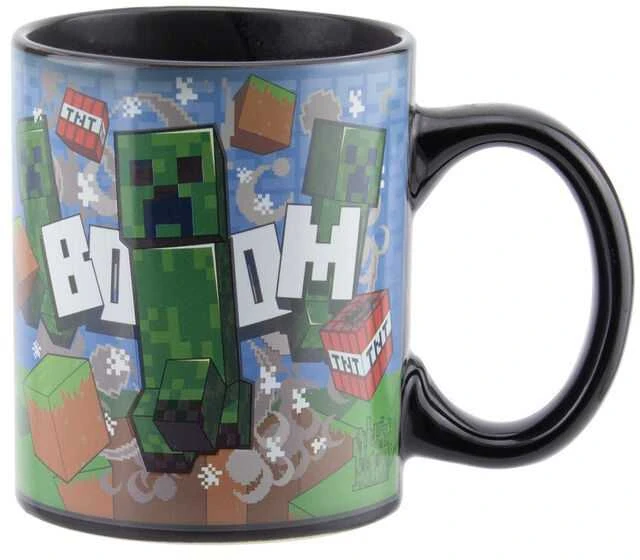 Paladone Minecraft Creeper į karštį reaguojantis puodelis