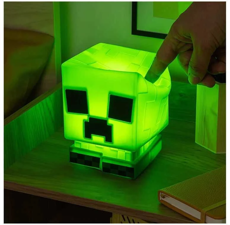 Paladone Minecraft Creeper SquishyGlo Silicone Įkraunama Lempa