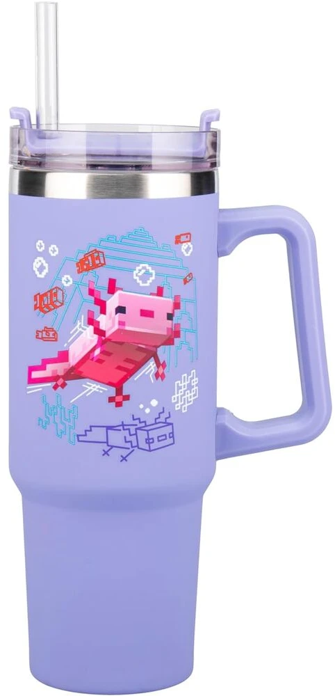 Paladone ABYstyle MINECRAFT Sandarus Puodelis su Šiaudeliu | 900 ml