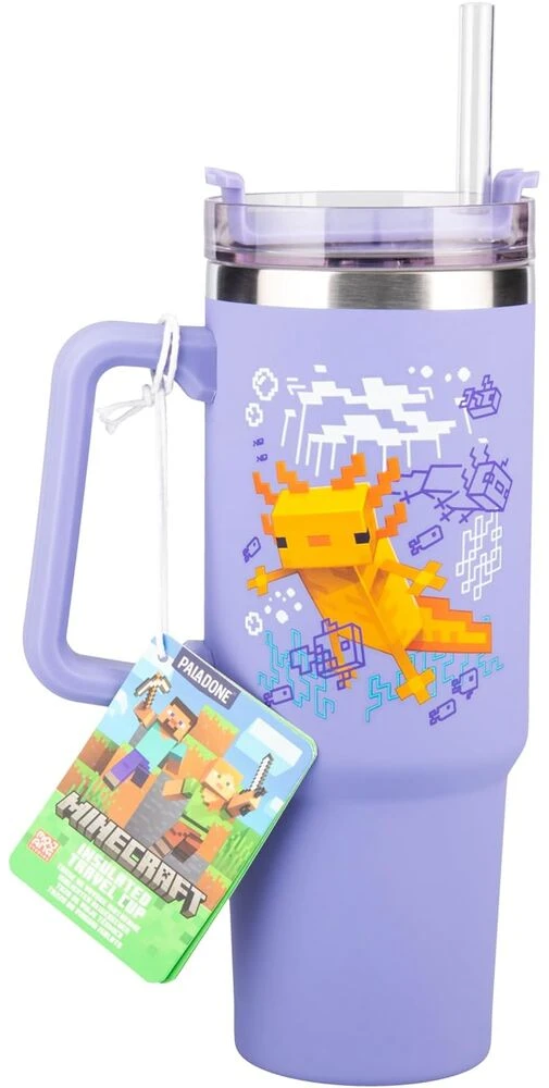 Paladone ABYstyle MINECRAFT Sandarus Puodelis su Šiaudeliu | 900 ml