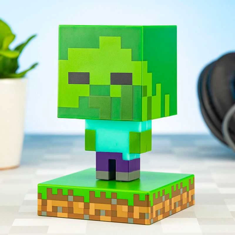 Paladone Minecraft Zombie Icon lempa