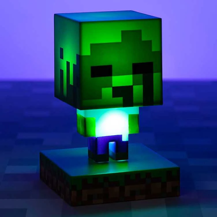 Paladone Minecraft Zombie Icon lempa