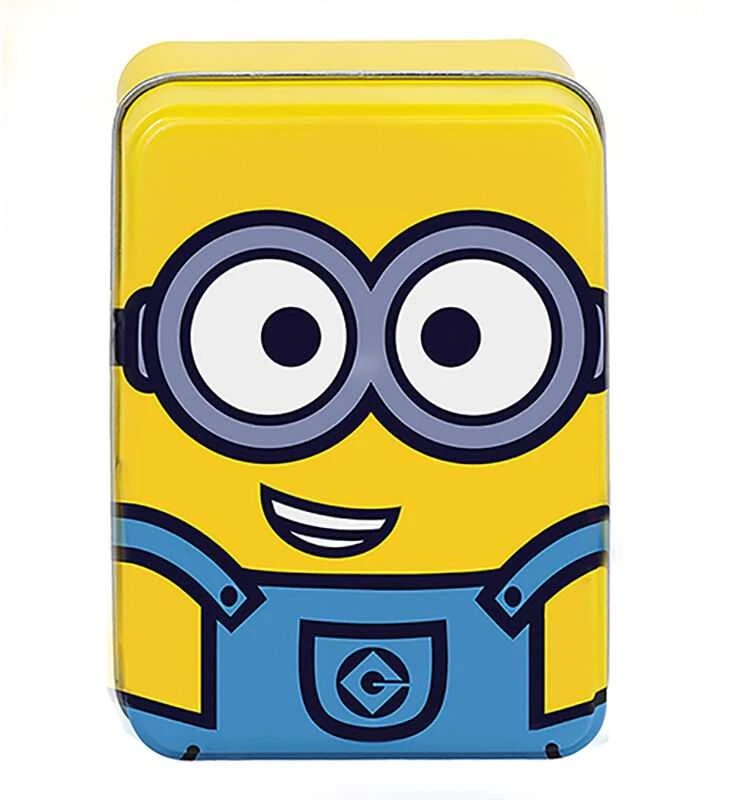 Paladone Minions žaidimo kortos skardinėje dėžutėje