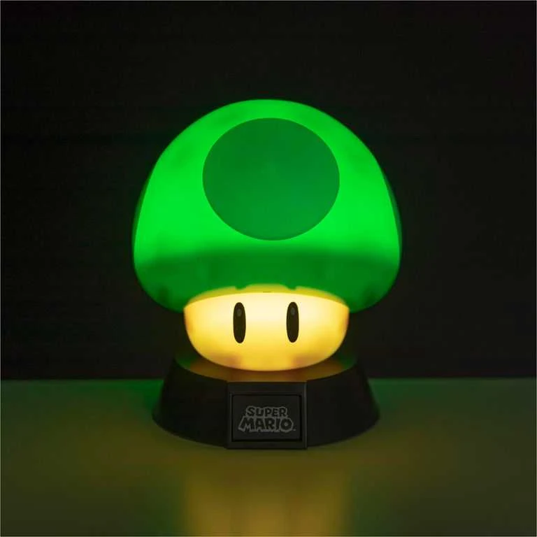 Paladone MARIO 1Up Mushroom ICON lempa 10cm