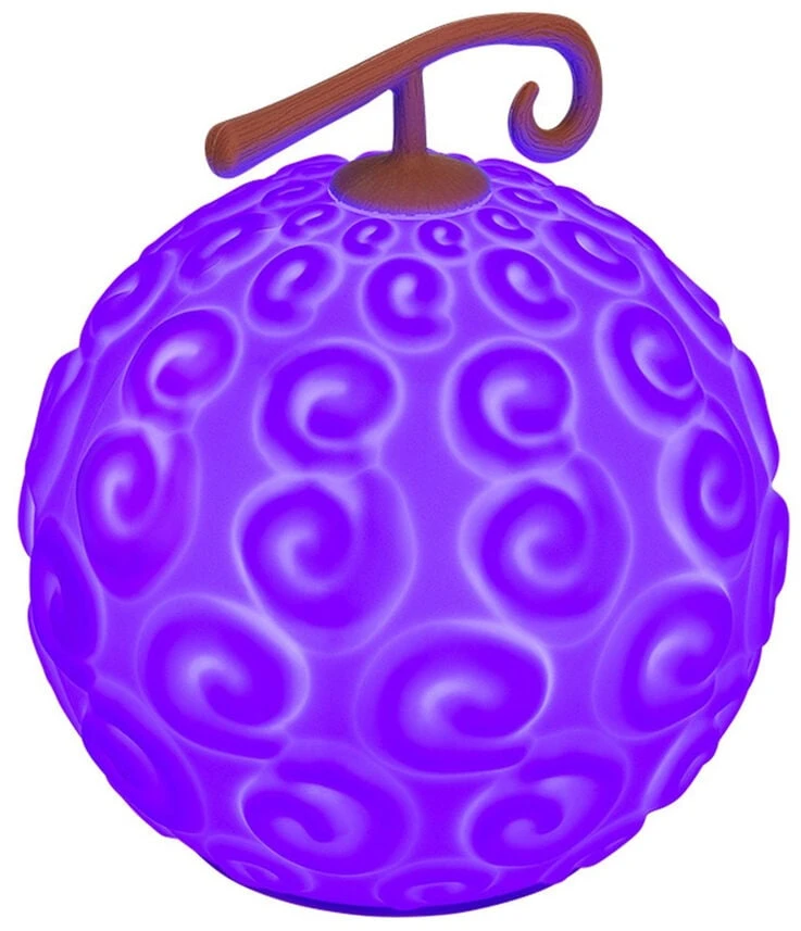 Paladone One Piece GumGum Fruit SquishyGlo silikoninė lempa (įkraunama) | 15 cm