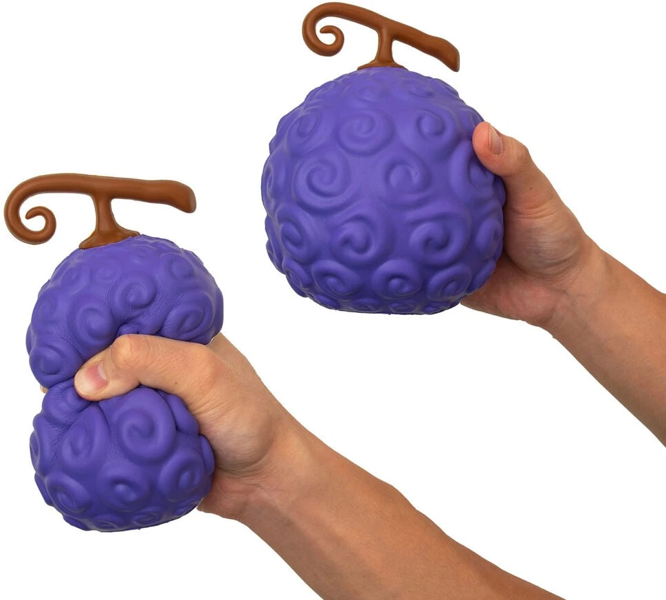 Paladone One Piece GumGum Fruit SquishyGlo silikoninė lempa (įkraunama) | 15 cm
