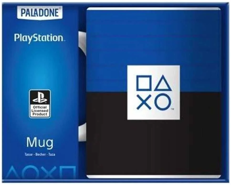 Paladone puodelis su juostelėmis Playstation