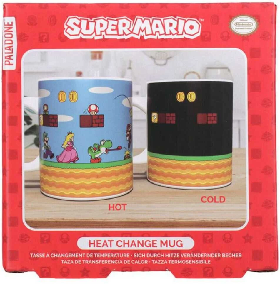 Paladone Super Mario Level heat change mug 300ml