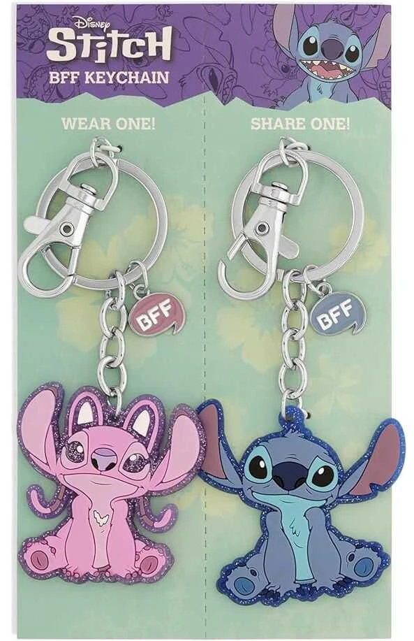 Peers Hardy Disney Angel & Stitch Set 2 keychains