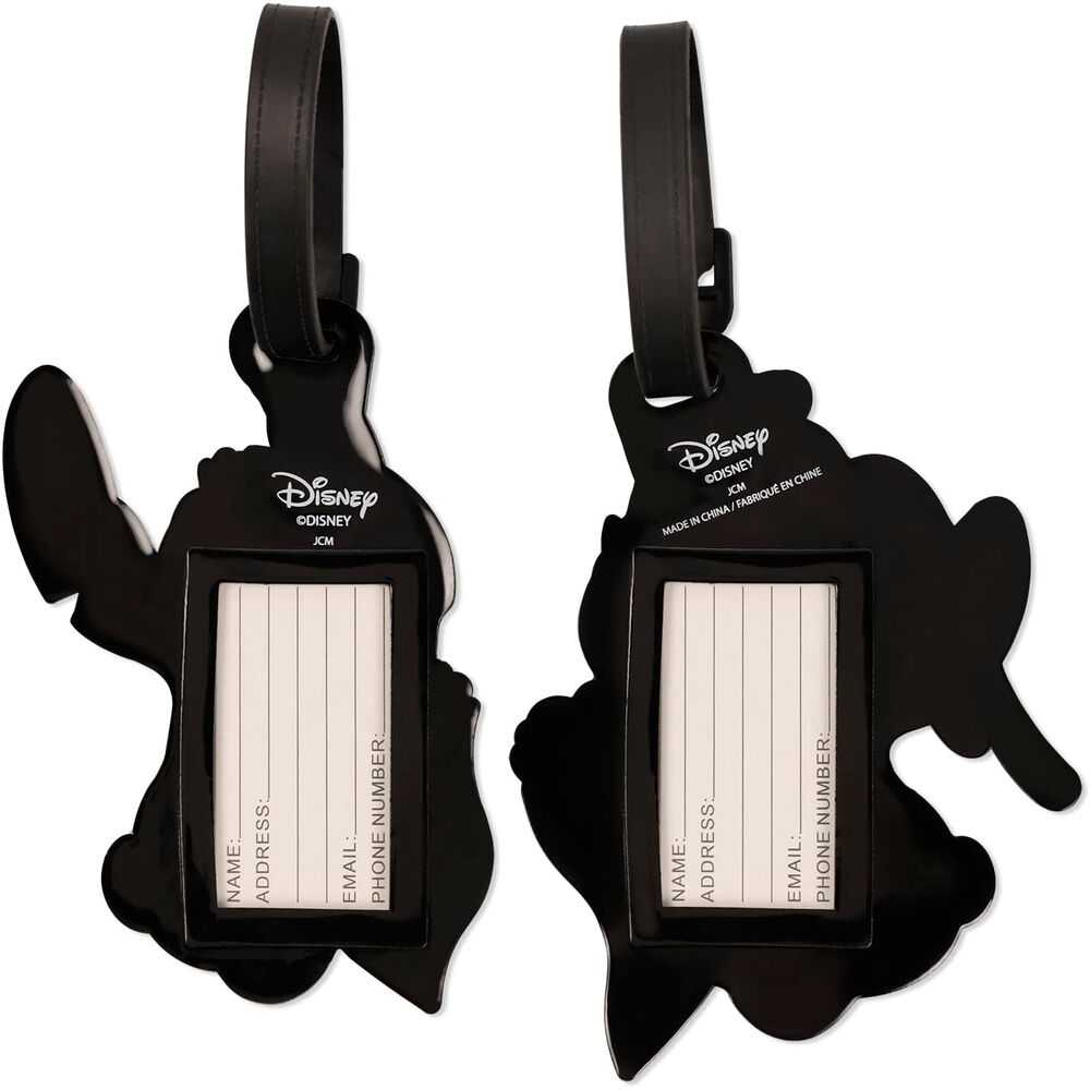 Peers Hardy Disney Stitch & Angel set of 2 luggage labels