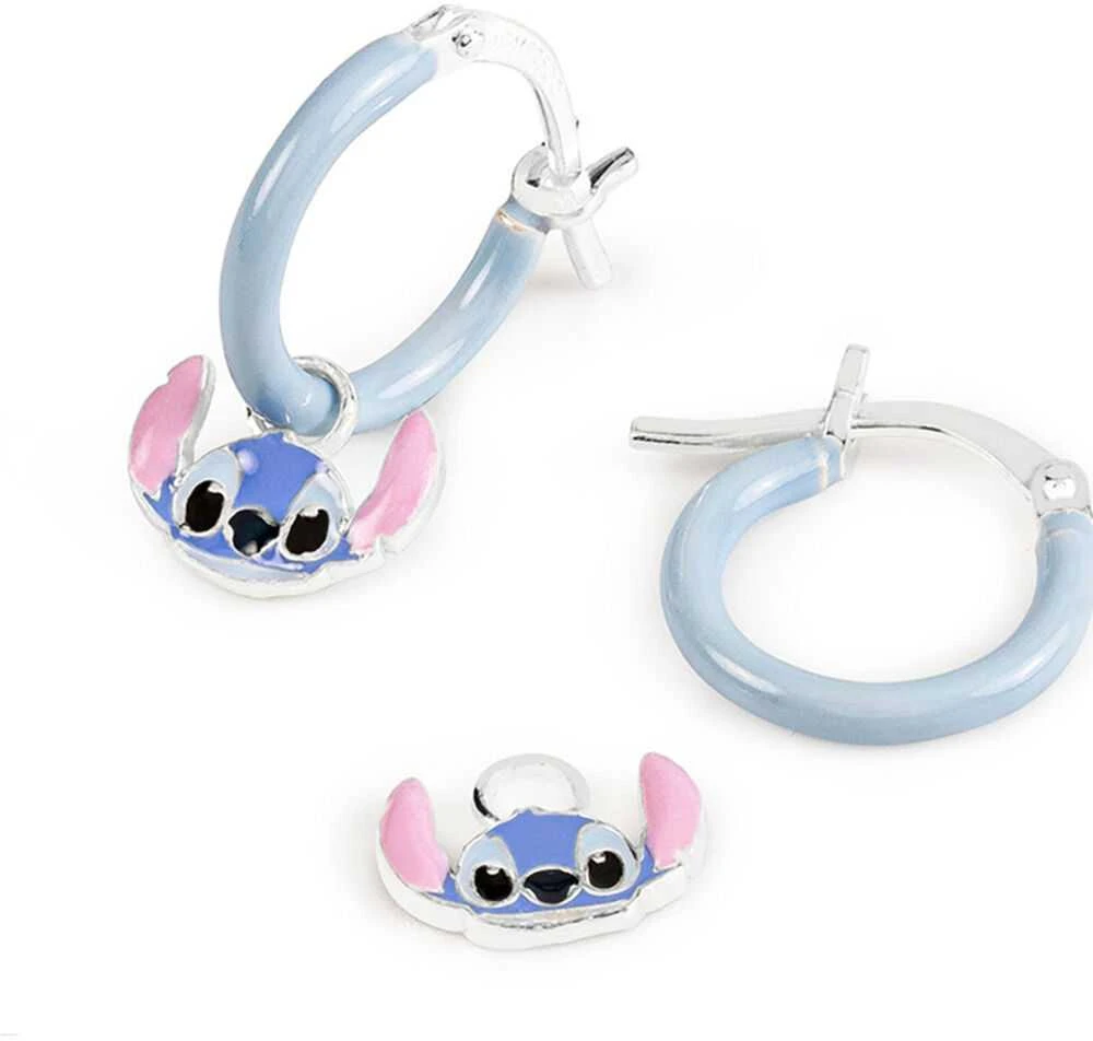 Disney Stitch sidabriniai lankeliai su pakabukais
