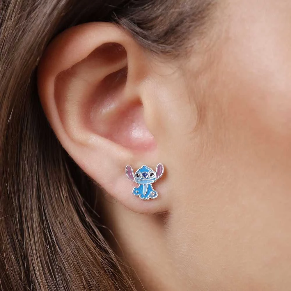 Peers Hardy Disney Stitch auskarai sidabrinas