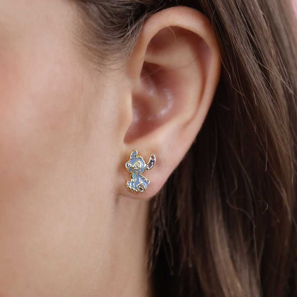 Peers Hardy Disney Stitch Love earrings