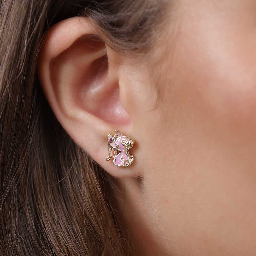 Peers Hardy Disney Stitch Love earrings