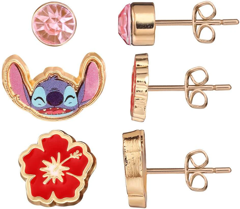Peers Hardy Disney Stitch Set 3 pairs of earrings