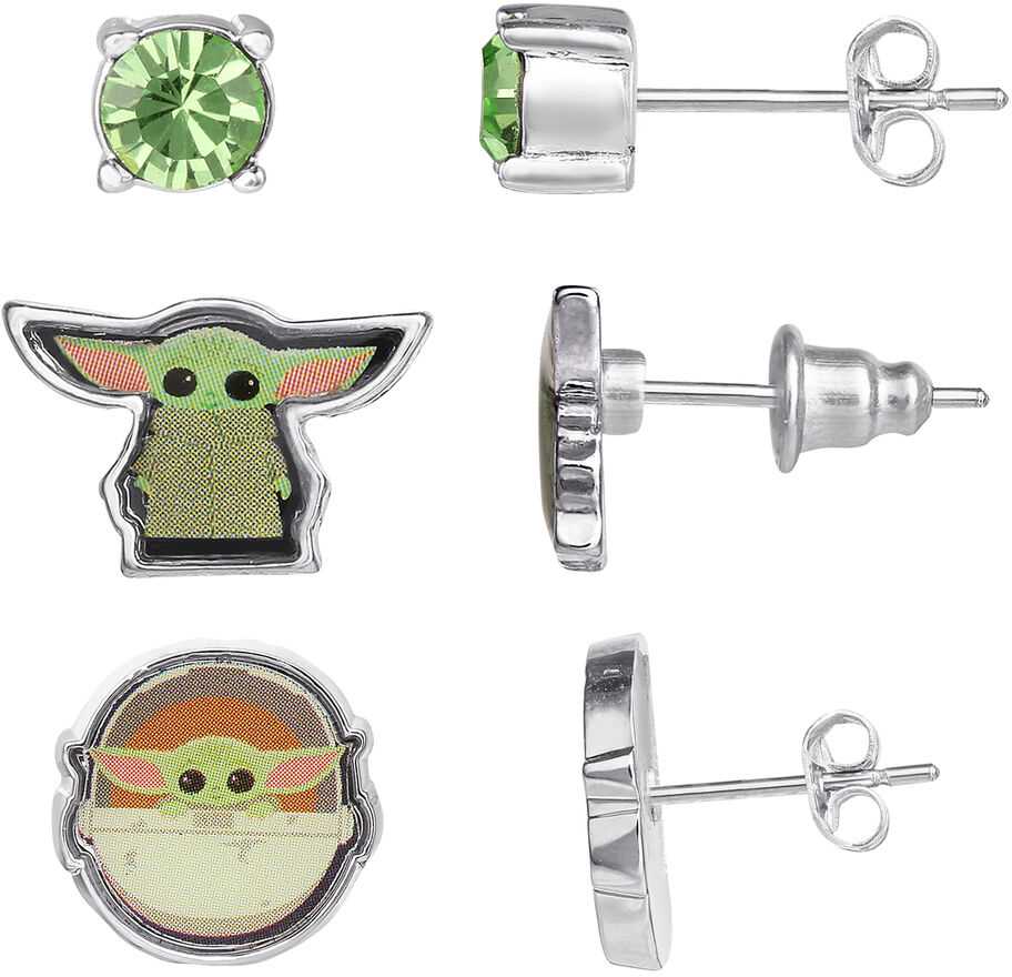 Peers Hardy Star Wars Baby Yoda Set 3 pairs of earrings