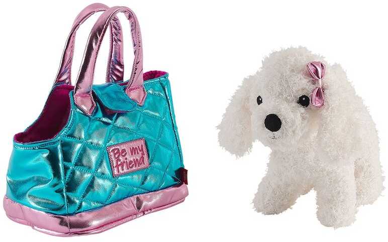 Perletti Han bag + plush mėlynas Didi dog 28cm