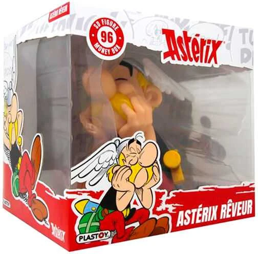 Plastoy Asterix Siting money box figure 15cm