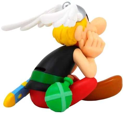 Plastoy Asterix Siting money box figure 15cm