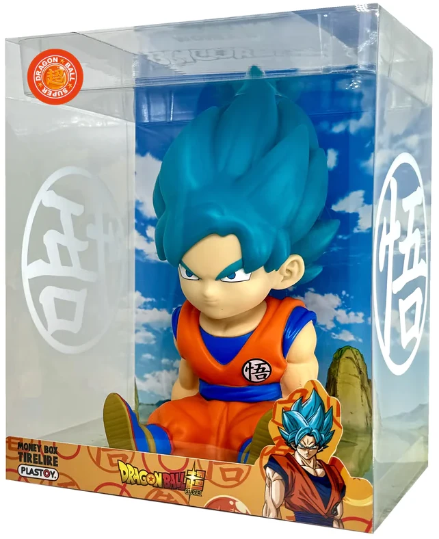 Plastoy Dragon Ball Super Son Goku Super Saiyan Mėlyna Money box figure 15cm