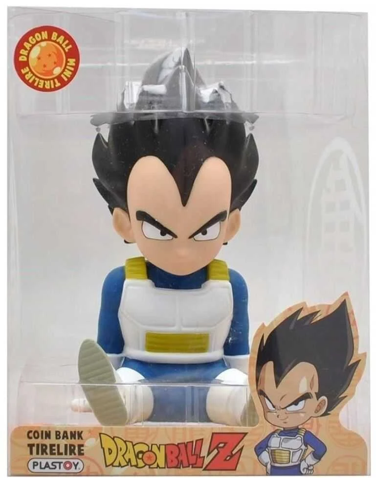 Plastoy Dragon Ball Vegeta money box figure 15cm