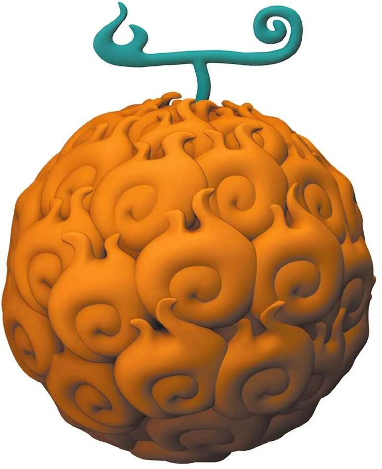 Plastoy One Piece Flame-Flame Fruit money box figure 8cm