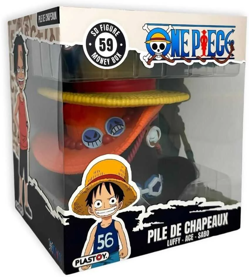 Plastoy One Piece Pila Hats money box figure 16cm