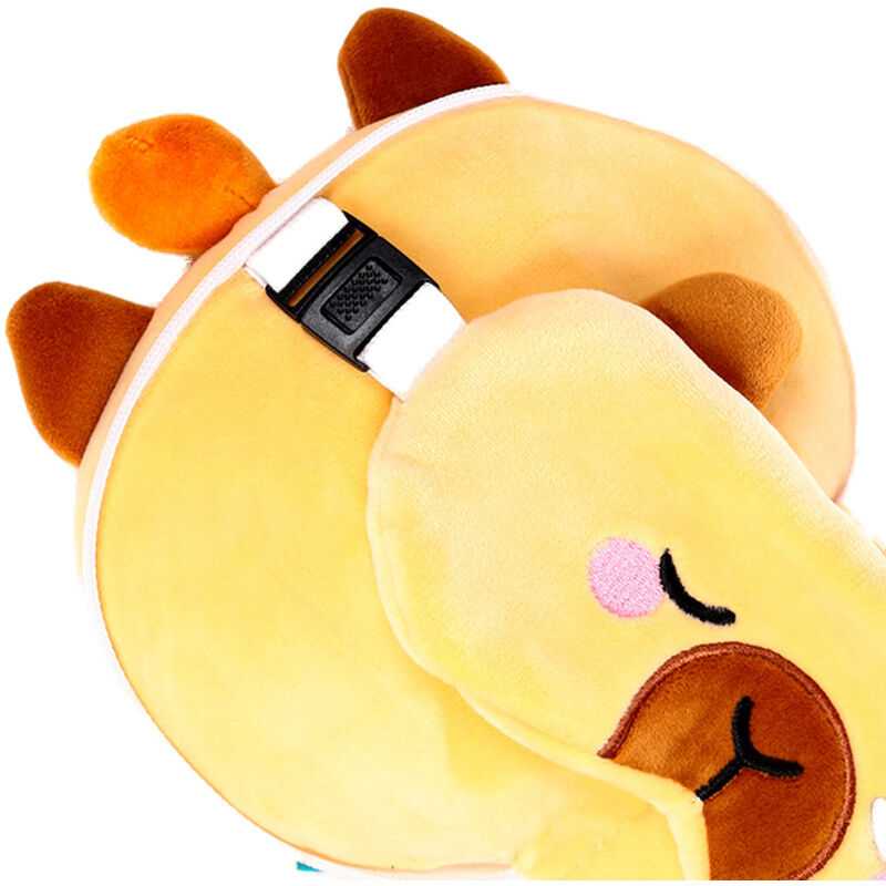 Puckator Capibara Duke Relaxeazzz travel pillow eye mask