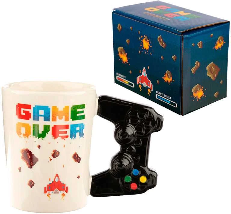 Puckator Game Over Controller Videogame shaped handle mug