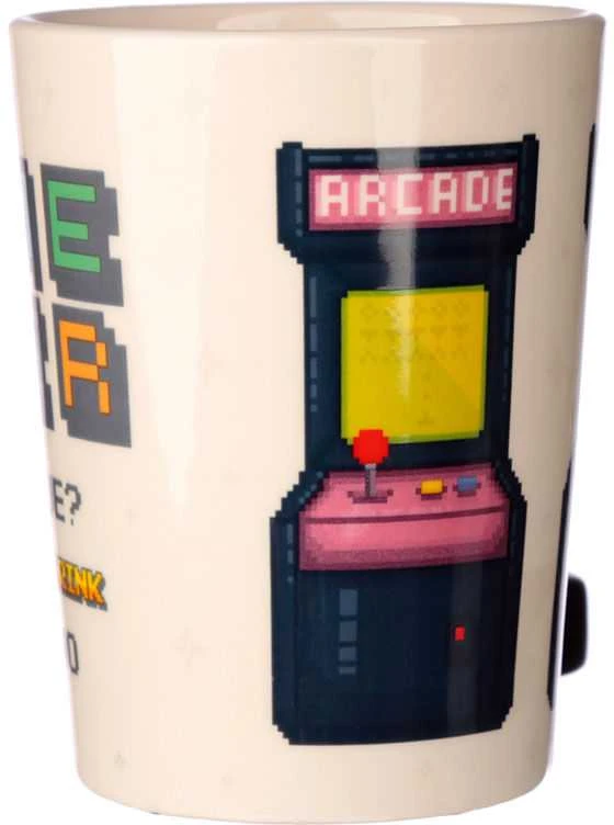 Puckator Game Over Joystick Arcade shaped handle mug