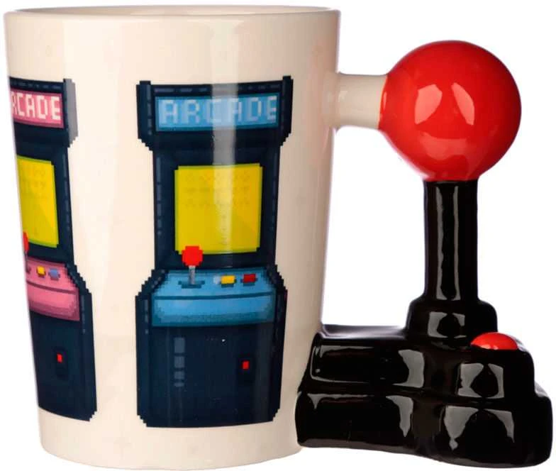 Puckator Game Over Joystick Arcade shaped handle mug