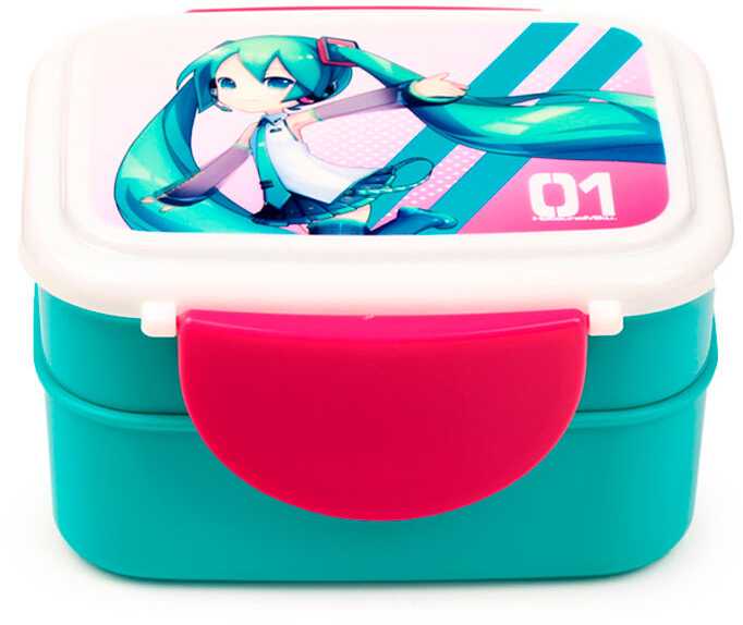 Puckator Hatsune Miku lunch box + cutlery