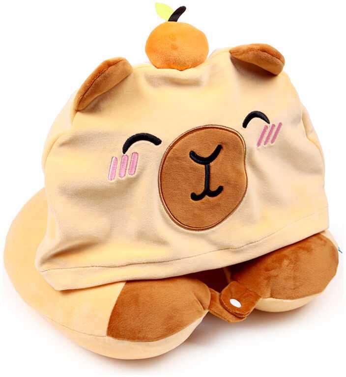 Puckator Hoodeazzz Duke The Capibara hooded travel pillow