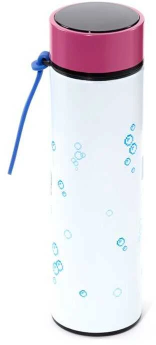 Puckator Minecraft Axolotl thermos stainless steel bottle thermometer 450ml