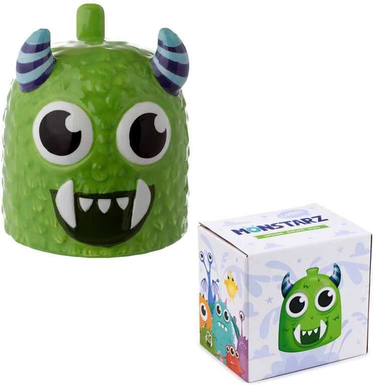 Puckator Monstruo Monstarz Žalias 3D mug 550ml