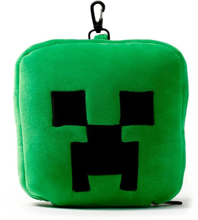 Puckator Relaxeazzz Minecraft Creeper travel pillow eye mask